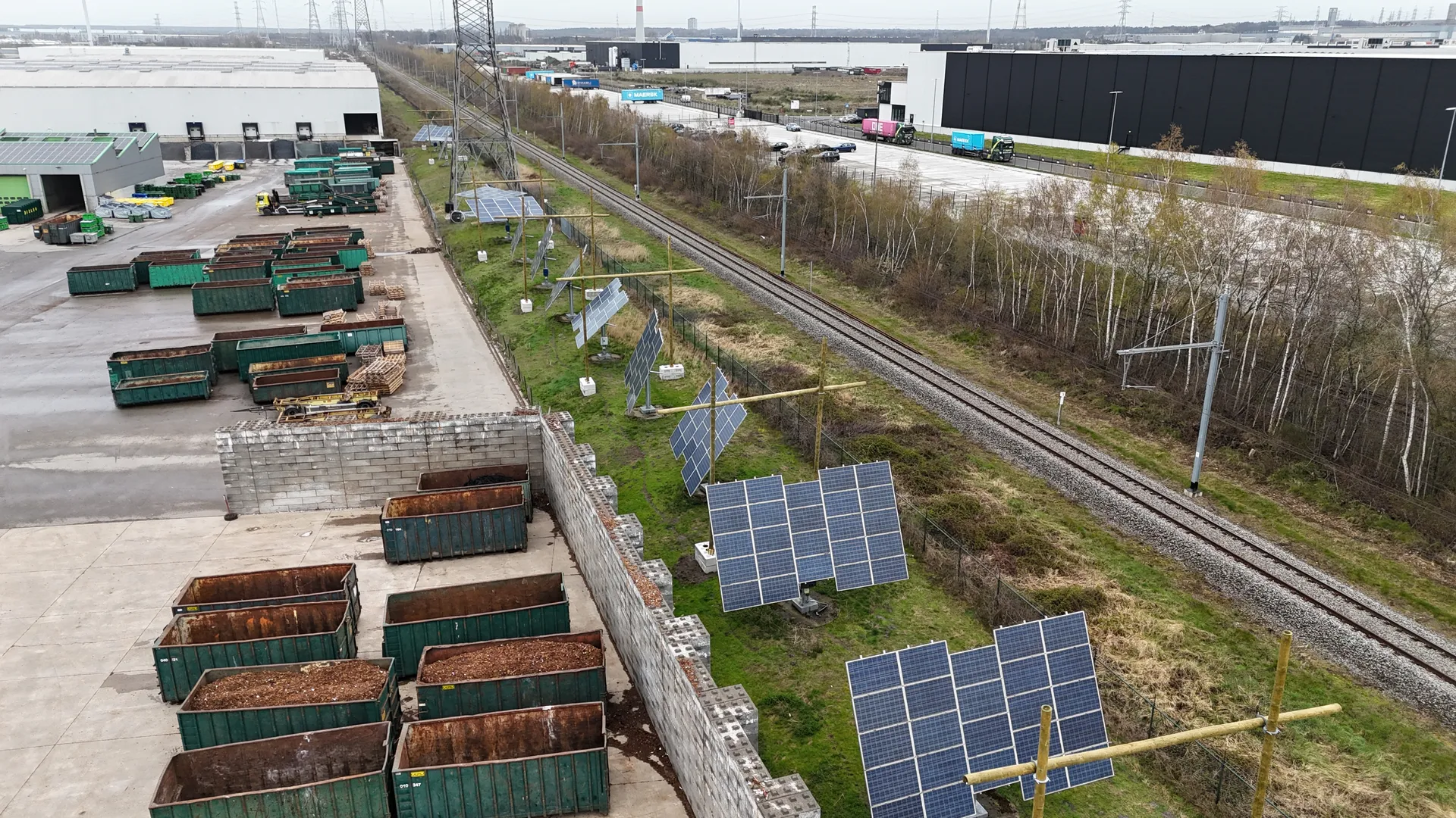 Beschermingsportiek terrein