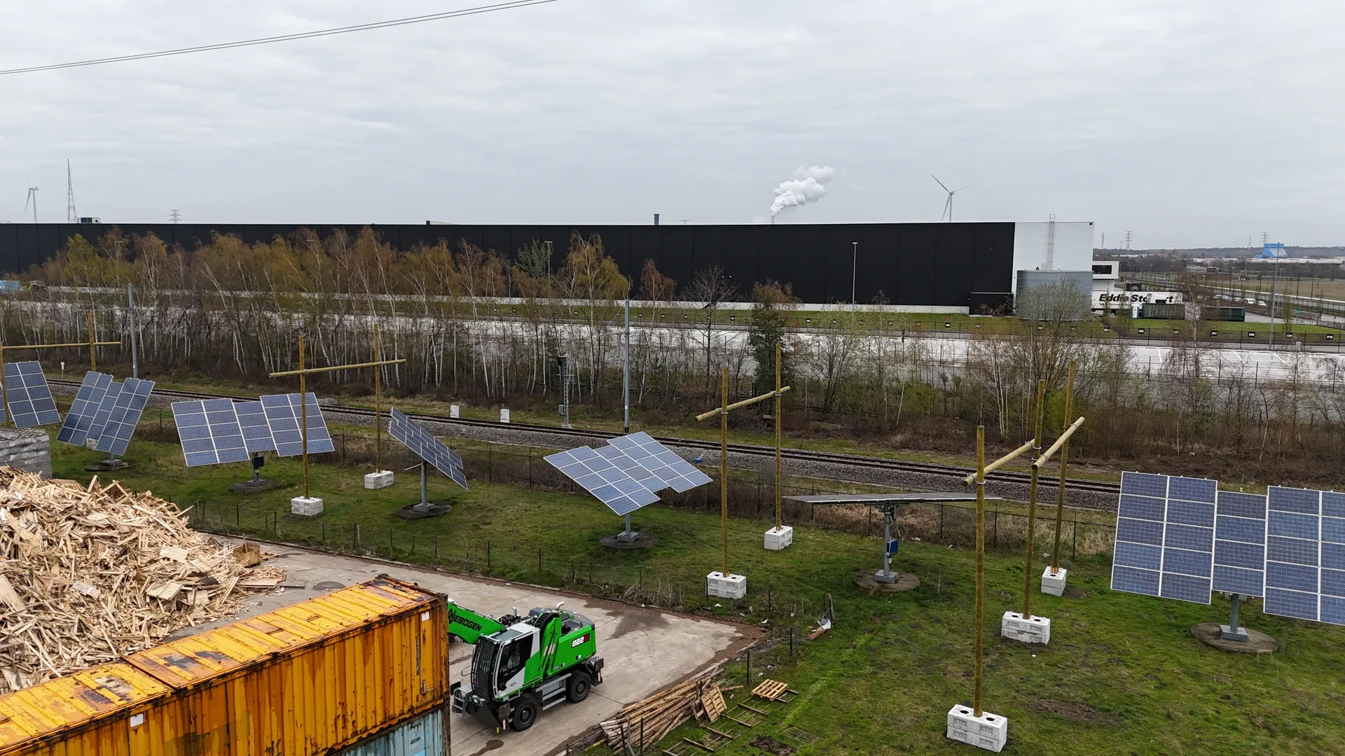 Beschermingsportiek terrein