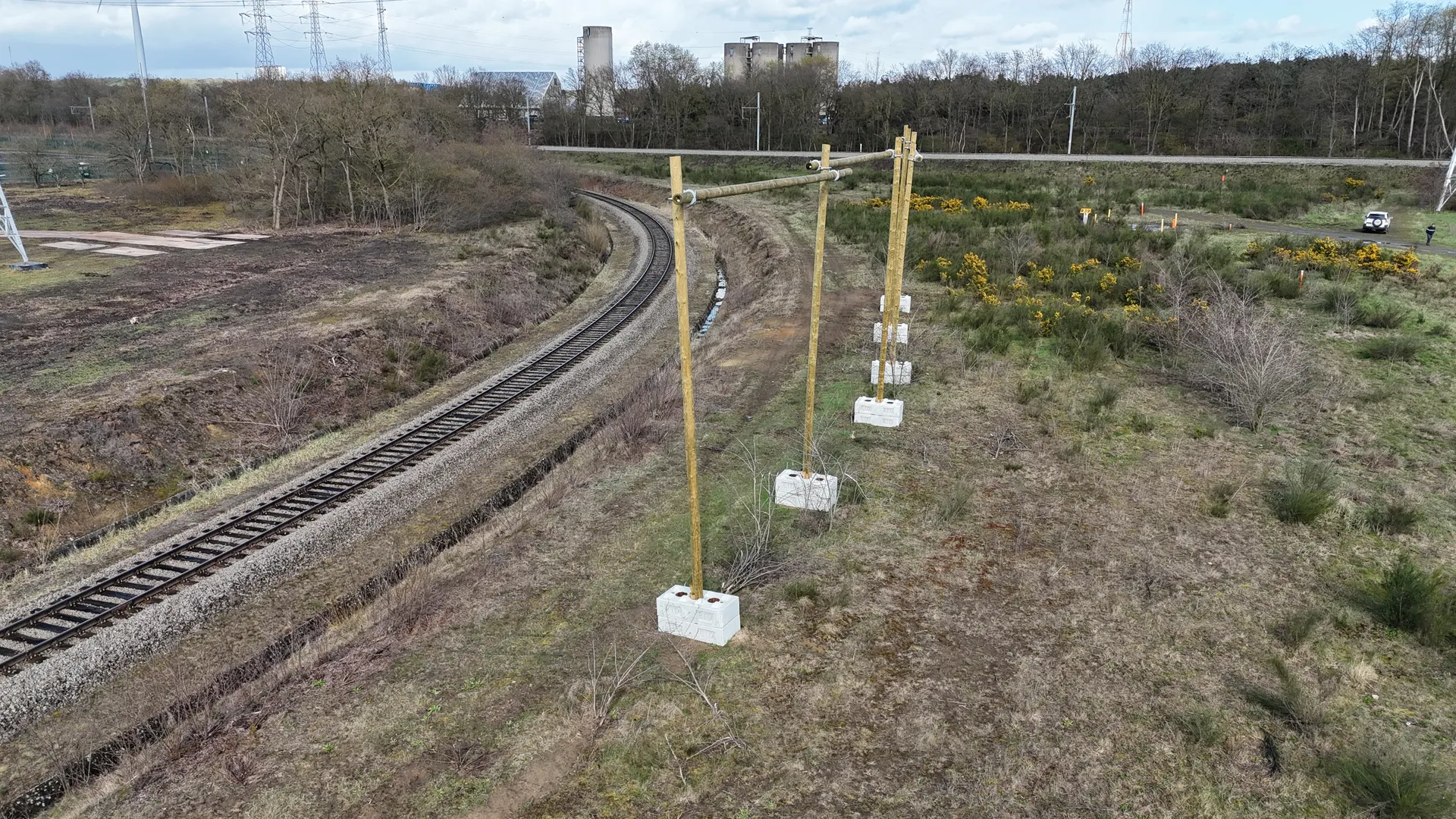 Beschermingsportiek terrein